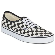 Vans Rövid szárú edzőcipők Authentic Y28 -  PRIMARY CHECK BLACK/WHITE Fekete 39