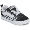 Vans Rövid szárú edzőcipők Knu Skool Elastic Lace CHECKERBOARD BLACK/TRUE WHITE Fekete 23 1/2