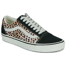 Vans Rövid szárú edzőcipők Old Skool BLACK/LEOPARD Barna 36 1/2 női cipő