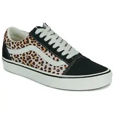 Vans Rövid szárú edzőcipők Old Skool BLACK/LEOPARD Fekete 43 női cipő