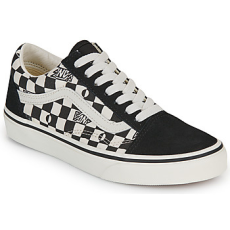 Vans Rövid szárú edzőcipők Old Skool Geo Check Black Fehér 34 1/2