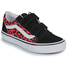 Vans Rövid szárú edzőcipők Old Skool V GLITTER LEOPARD Diva Pink Fekete 31