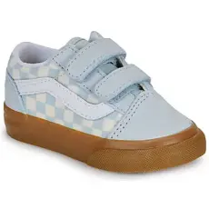 Vans Rövid szárú edzőcipők Old Skool V Gum Check Dawn Mist Kék 20