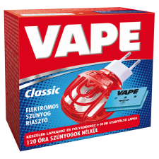  VAPE Magic elektromos készülék lapkához&folyadékhoz+10 db szúnyogirtó lap 120óra tisztító- és takarítószer, higiénia