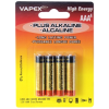 VAPEX AAA PLUS Alkaline 4 db mikroceruza tartóselem