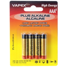 VAPEX AAA PLUS Alkaline 4 db mikroceruza tartóselem ceruzaelem