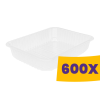  Varia tál átlátszó - PP 500ml (Karton - 600 db)