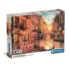 Városok Olaszország Venezia 1500 db-os Compact puzzle Clementoni puzzle, kirakós