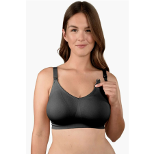 Varrat nélküli és megerősítés nélküli szoptatású melltartó - fekete - XL-XXL, fekete kismama melltartó