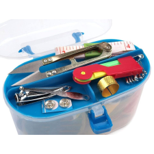  Varrókészlet műanyag dobozban közepes dekorációs kellék