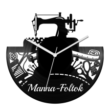  Varrónő bakelit óra falióra
