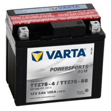Varta - 12v 5ah - AGM motor akkumulátor - jobb+ * YTZ7S-BS egyéb motorkerékpár alkatrész