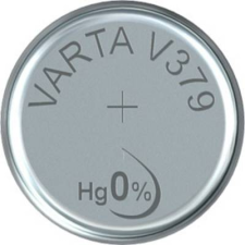 Varta 379 gombelem, ezüstoxid, 1,55V, 14 mAh, Varta SR521SW, SR63, SR521, V379, D379, 618, JA, 280-59, SB-AC, SB-DC (379101401) gombelem