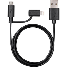 Varta 57943101401 1m 2in1 usb - microusb/lightning fekete adat- és töltőkábel kábel és adapter