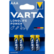Varta Alkáli elem AAA | 1.5 V DC | 4 buborékfóliás kártya villanyszerelés