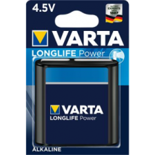 Varta Elem, 3LR12 lapos elem, 4,5 V, 1 db, VARTA "Longlife Power" laposelem