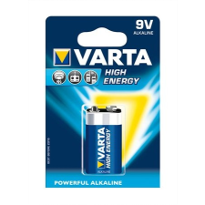 Varta Elem, 9V, 1 db, VARTA "High Energy" 9 v-os elem