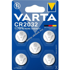 Varta gombelem CR2032 Líthium 5db/csom gombelem