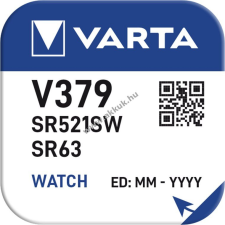 Varta gombelem, óraelem V379/SR63/SR521SW gombelem
