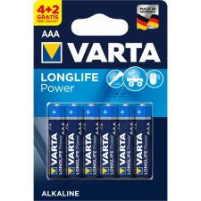 Varta HIGH ENERGY MIKRO ALKÁLI ELEM 4+2 AAA elemlámpa