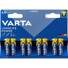 Varta Longlife Power Alkaline AA ceruza elem 8 db/csomag (4906121418) (Varta4906121418) ceruzaelem