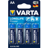 Varta Longlife Power / High Energy Alkaline alkáli elem típus AA 4db/csom.