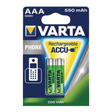 Varta Phone AAA 550mAh ceruza akkumulátor 2db (58397101402 / 4008496808120) (4008496808120) ceruzaelem
