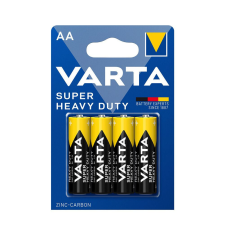 Varta Superlife Zinc-Carbon AA ceruza elem 4db/csomag (VR0023 / VAR-BAT-AA) ceruzaelem