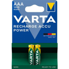 Varta Tölthető elem, AAA mikro, 2x1000 mAh, előtöltött, VARTA Power (VAKU13) tölthető elem