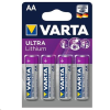 Varta Ultra Lithium AA elem (4db/csomag) (6106301404) (6106301404)