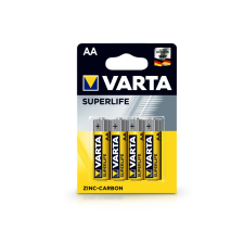 Varta VARTA Superlife Zinc-Carbon AA ceruza elem - 4 db/csomag