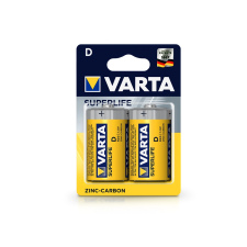 Varta VARTA Superlife Zinc-Carbon R20 góliát elem - 2 db/csomag mobiltelefon, tablet alkatrész