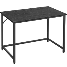 Vasagle , Íróasztal acél kerettel 50x100x75cm, ipari, fekete íróasztal
