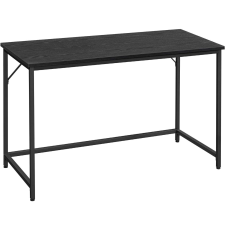 Vasagle Íróasztal acél kerettel VASAGLE, 60x120x75cm, ipari, fekete íróasztal