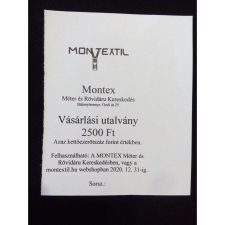 Vásárlási utalvány 2500 Ft vásárlási utalvány