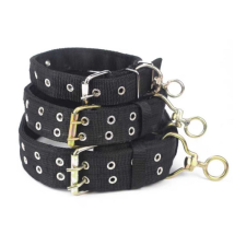 Vastagított kiképző nyakörv-5cm - Fekete nyakörv, póráz, hám kutyáknak