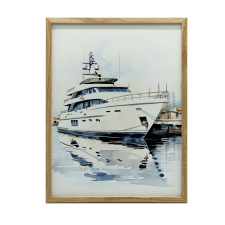 VÁSZON FESTMÉNY FALI TENGER TÜKRÖZÉSEKRE KERET NÉLKÜL 70x100 CM grafika, keretezett kép