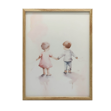  VÁSZON FESTMÉNY KERET NÉLKÜL BABY CANVAS PREMIUM 50x70 CM grafika, keretezett kép