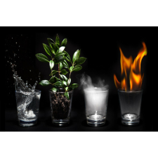  Vászon festmény, MÉDIA, A föld elemei 4, 105 x 70 cm grafika, keretezett kép