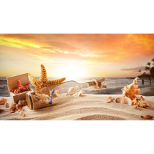  Vászon festmény, MEDIA, Titok az üvegben, 105 x 70 cm grafika, keretezett kép