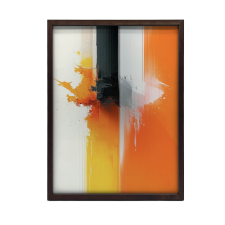 VÁSZON KÉP FALI NARANCS KIFEJEZÉSRE KERET NÉLKÜL 30x40 CM grafika, keretezett kép
