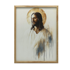 VÁSZON KÉP JÉZUSFALHOZ CSENDBEN KERET NÉLKÜL 30x40 CM grafika, keretezett kép