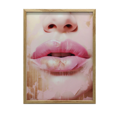 VÁSZONFESTÉS A SZÉPSÉG KIFEJEZÉSE KERET NÉLKÜL ROMANTIKUS 50x70 CM grafika, keretezett kép