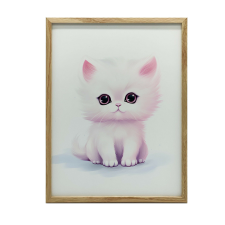  VÁSZONFESTÉS MACSKABARÁT KERET NÉLKÜL 50x70 CM PREMIUM VÁSZON grafika, keretezett kép