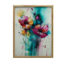 VÁSZONFESTÉS MEZŐVARA KERET NÉLKÜL PREMIUM VÁSZON 50x70 CM grafika, keretezett kép