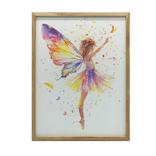  VÁSZONFESTÉS TÜNDÉRTÁNC KERET NÉLKÜL PREMIUM VÁSZON 70x100 CM grafika, keretezett kép