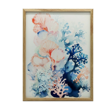 VÁSZONFESTÉS VÍZALATI HARMÓNIA TÁJ VÁSZON PREMIUM 30x40 CM grafika, keretezett kép