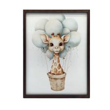 VÁSZONFESTMÉNY A FALÁHOZ ÁLMOK SZÍNEI A FELHŐK FELÜL 70x100 CM grafika, keretezett kép