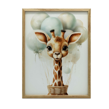  VÁSZONFESTMÉNY A FALRA TÖRÖVŐ ZSIRÁF ÁLMAI 70x100 CM grafika, keretezett kép