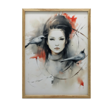  VÁSZONFESTMÉNY FALCSENDHEZ A TÁNCBAN KERET NÉLKÜLI 70x100 CM STRETCH STRETCH grafika, keretezett kép